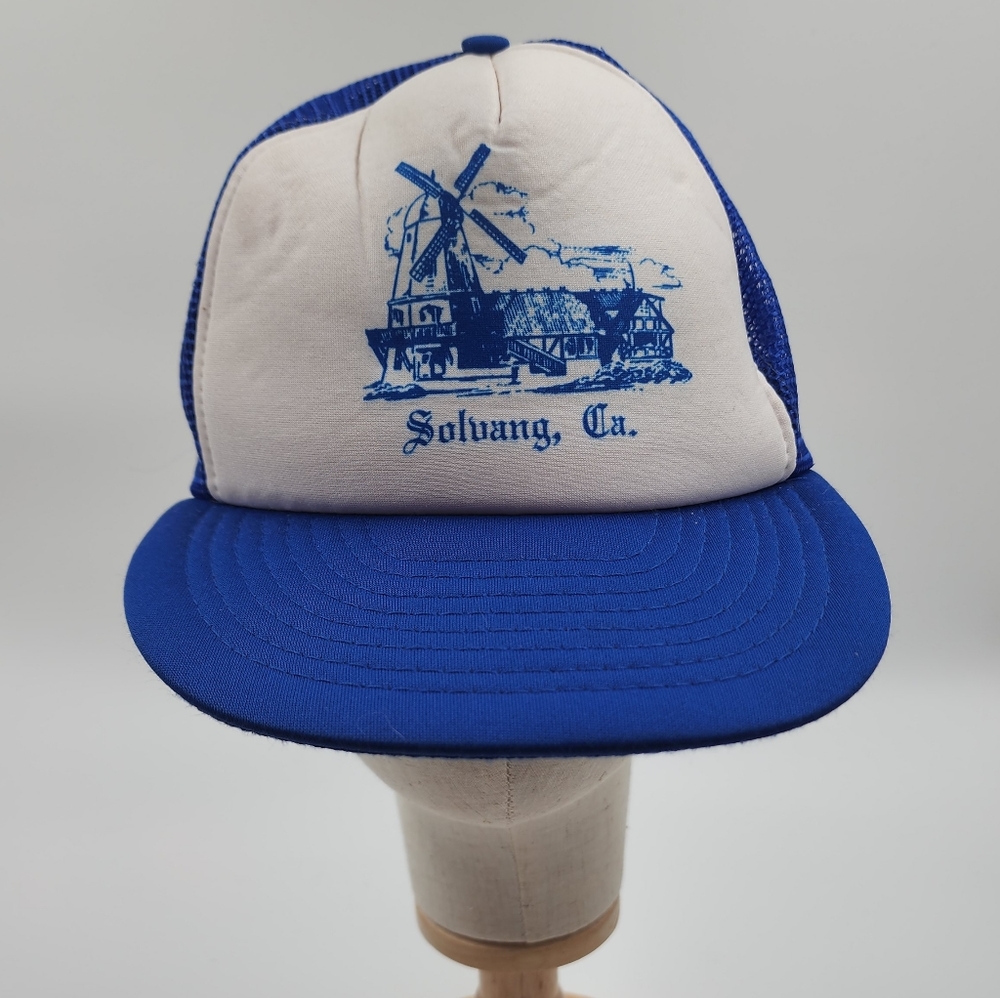 Solvang California Vintage Mesh Snapback Hat